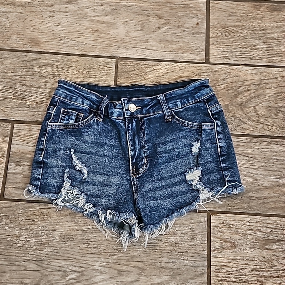 Distressed Jean Shorts Size Small